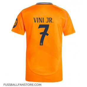 Real Madrid Vinicius Junior #7 Replik Auswärtstrikot 2024-25 Kurzarm